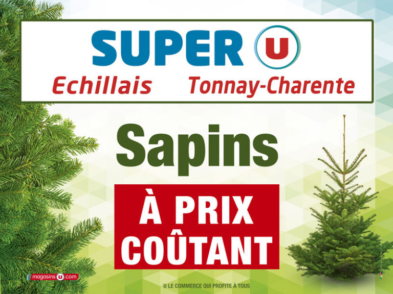 Affiche 4×3 – magasins U – Sapin de Noël